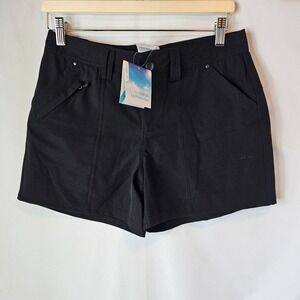 Willit Womens Black Hiking Shorts UPF 50+ Sun Protection Size 6 NWT